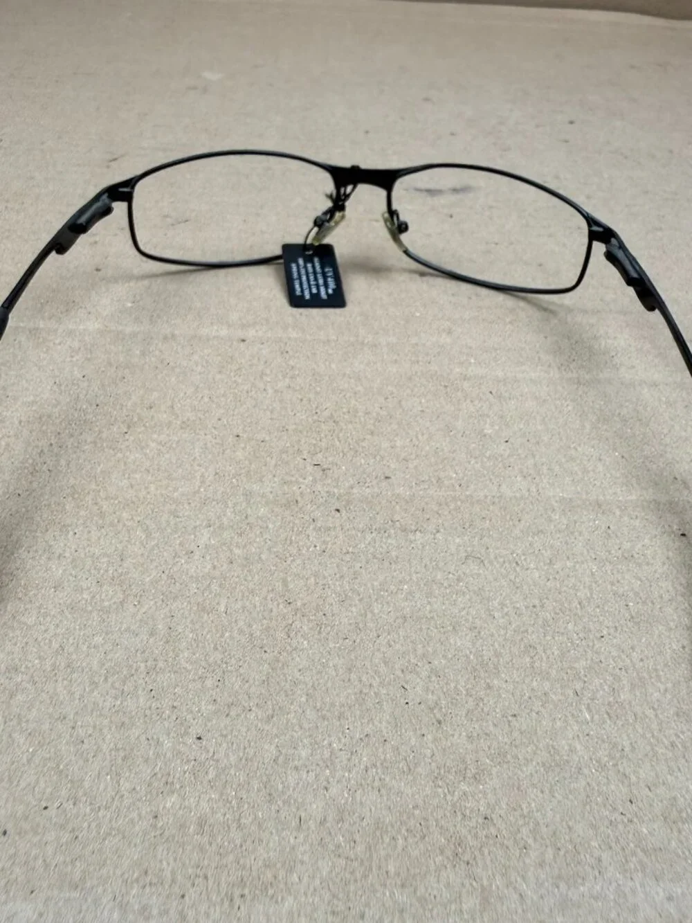 Men's Black Eyeglasses Frames Model X2834S Spring Temple UV400 Protection